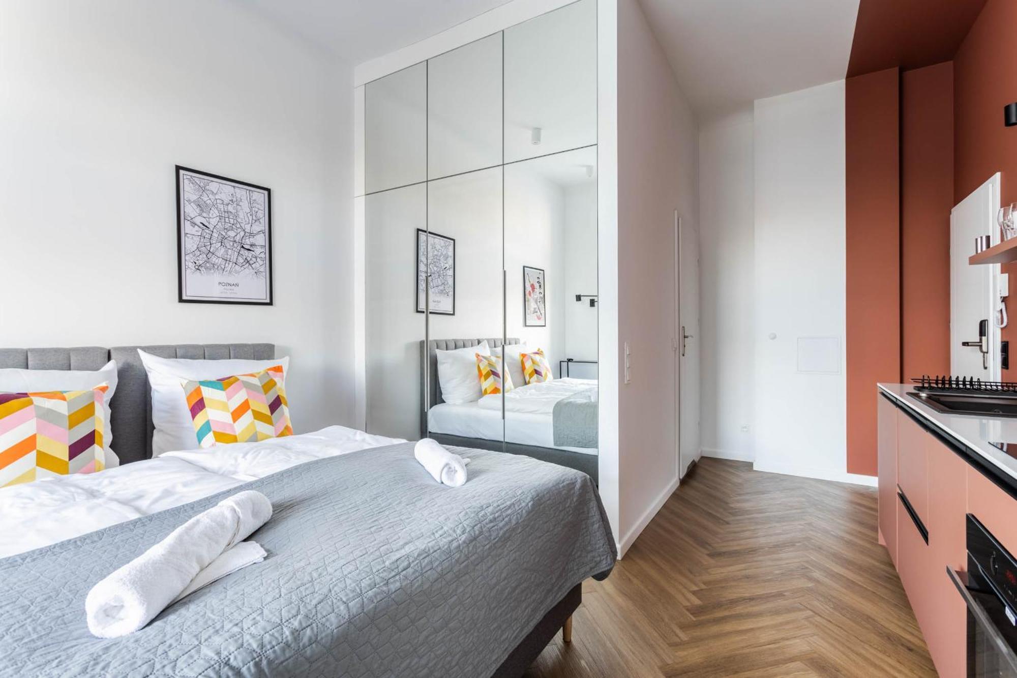 Nowoczesne I Stylowe Studia Very Berry W Poznaniu By Noclegi Renters 외부 사진